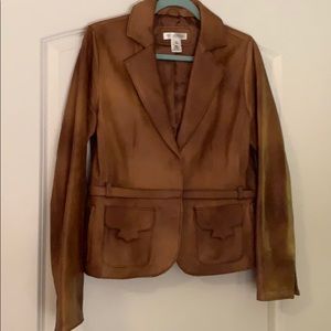 White House Black Market Leather Jacket